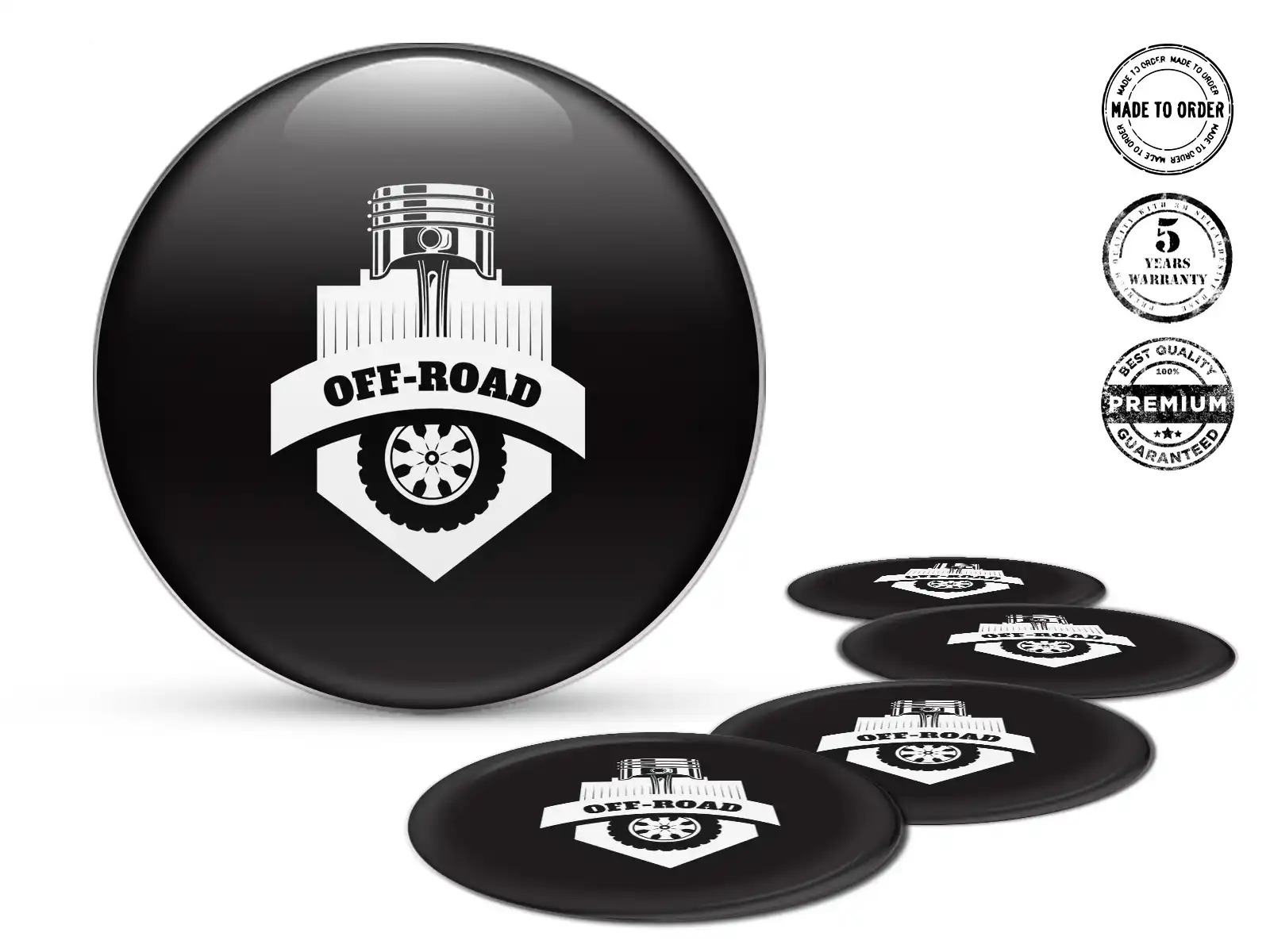 Wheel Badge Logo Limited Dome Sticker SUV